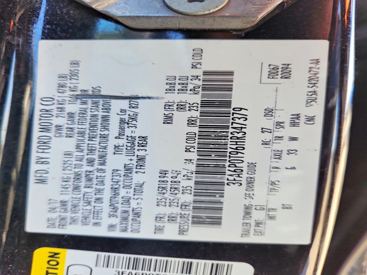 Ford Fusion Se