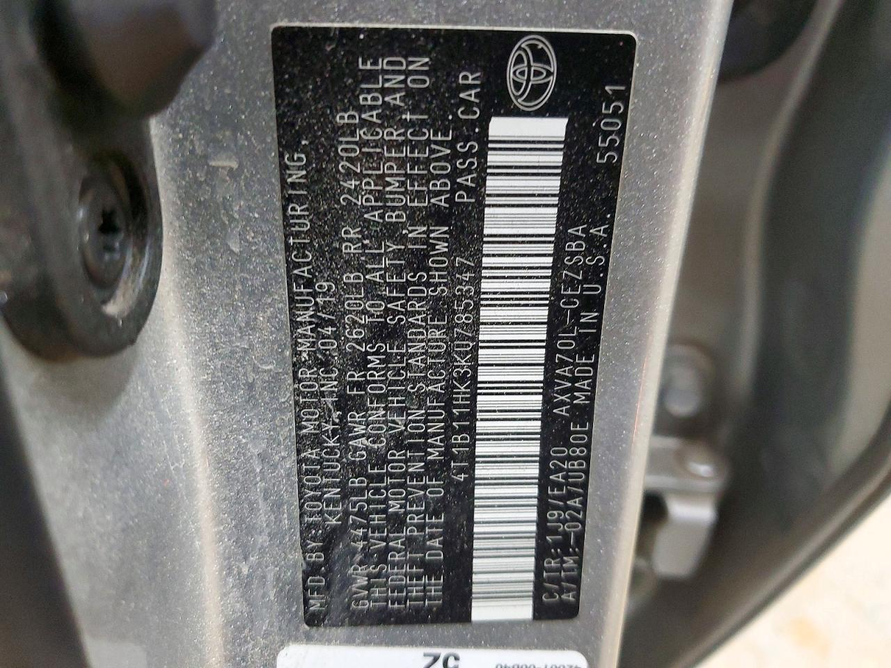 Toyota Camry Se