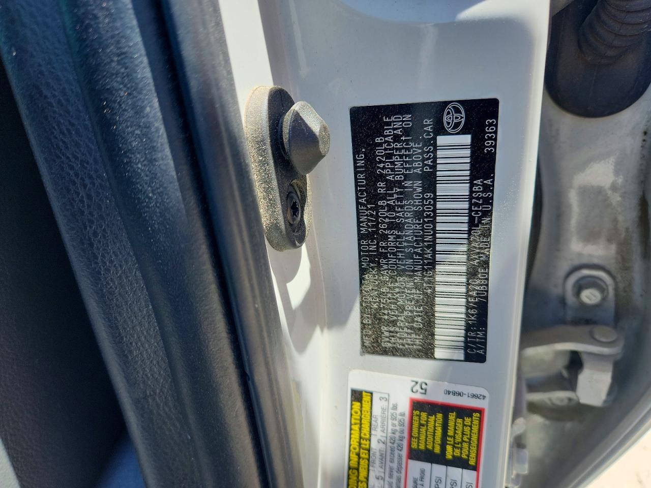 Toyota Camry Se