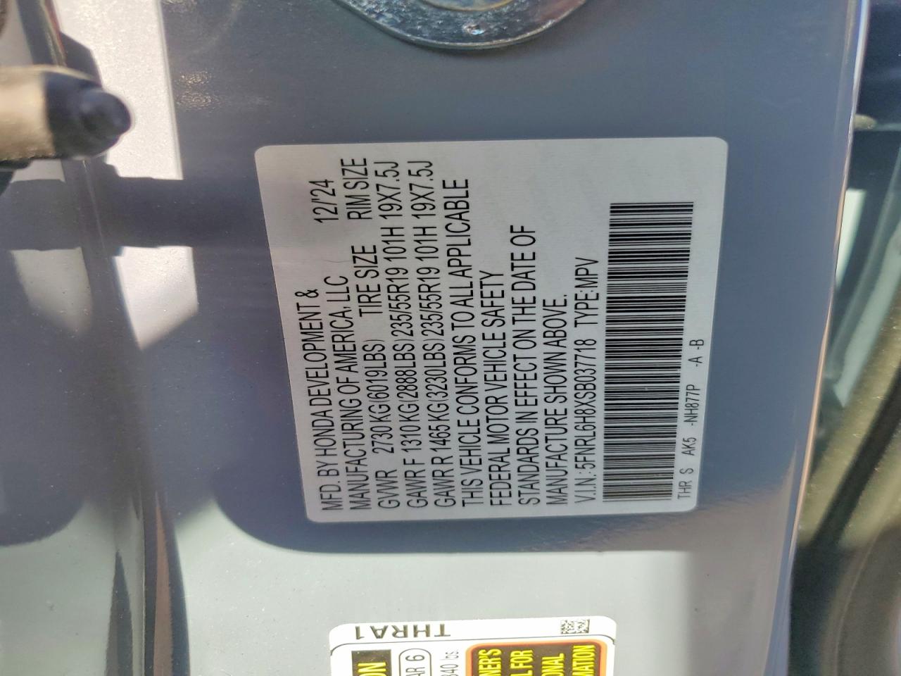 Honda Odyssey Touring