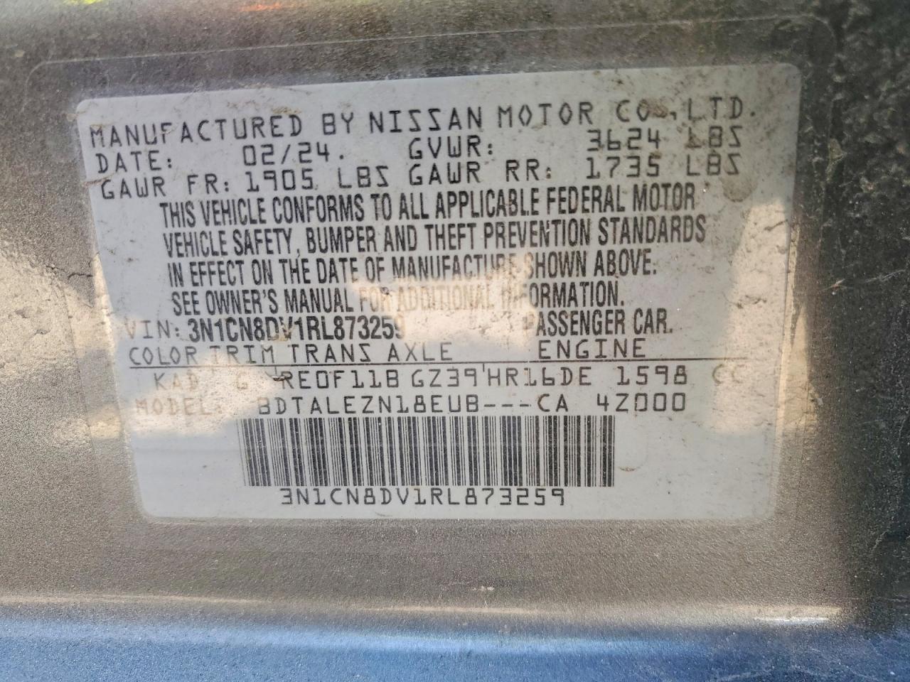 Nissan Versa S