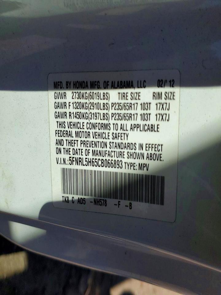 Honda Odyssey Exl