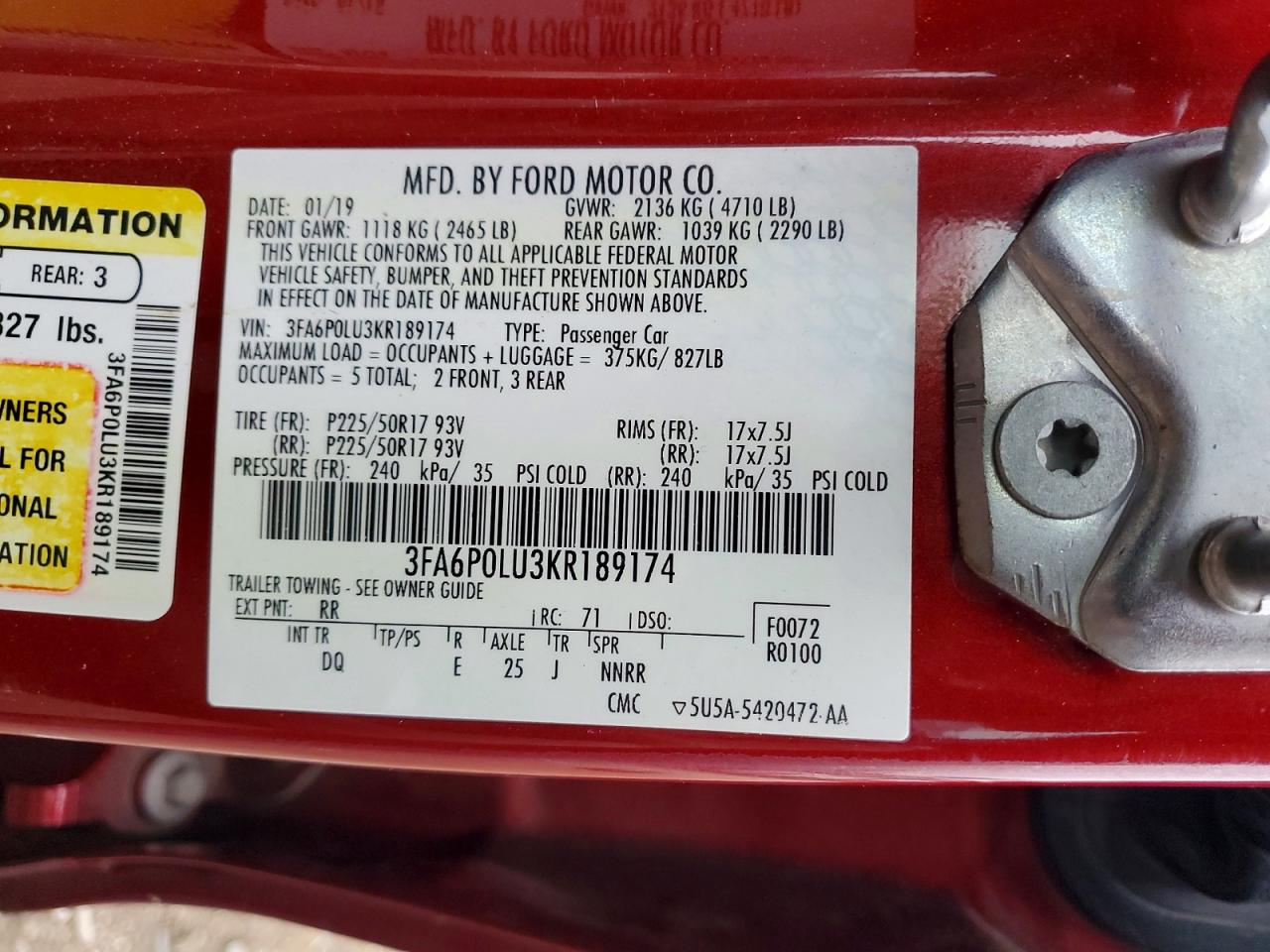 Ford Fusion Se