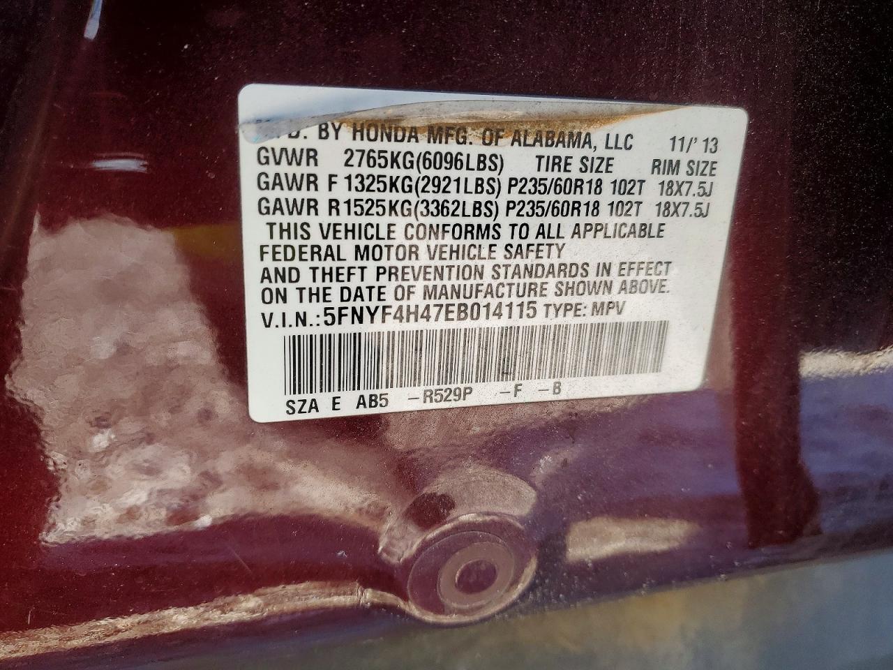 Honda Pilot Ex