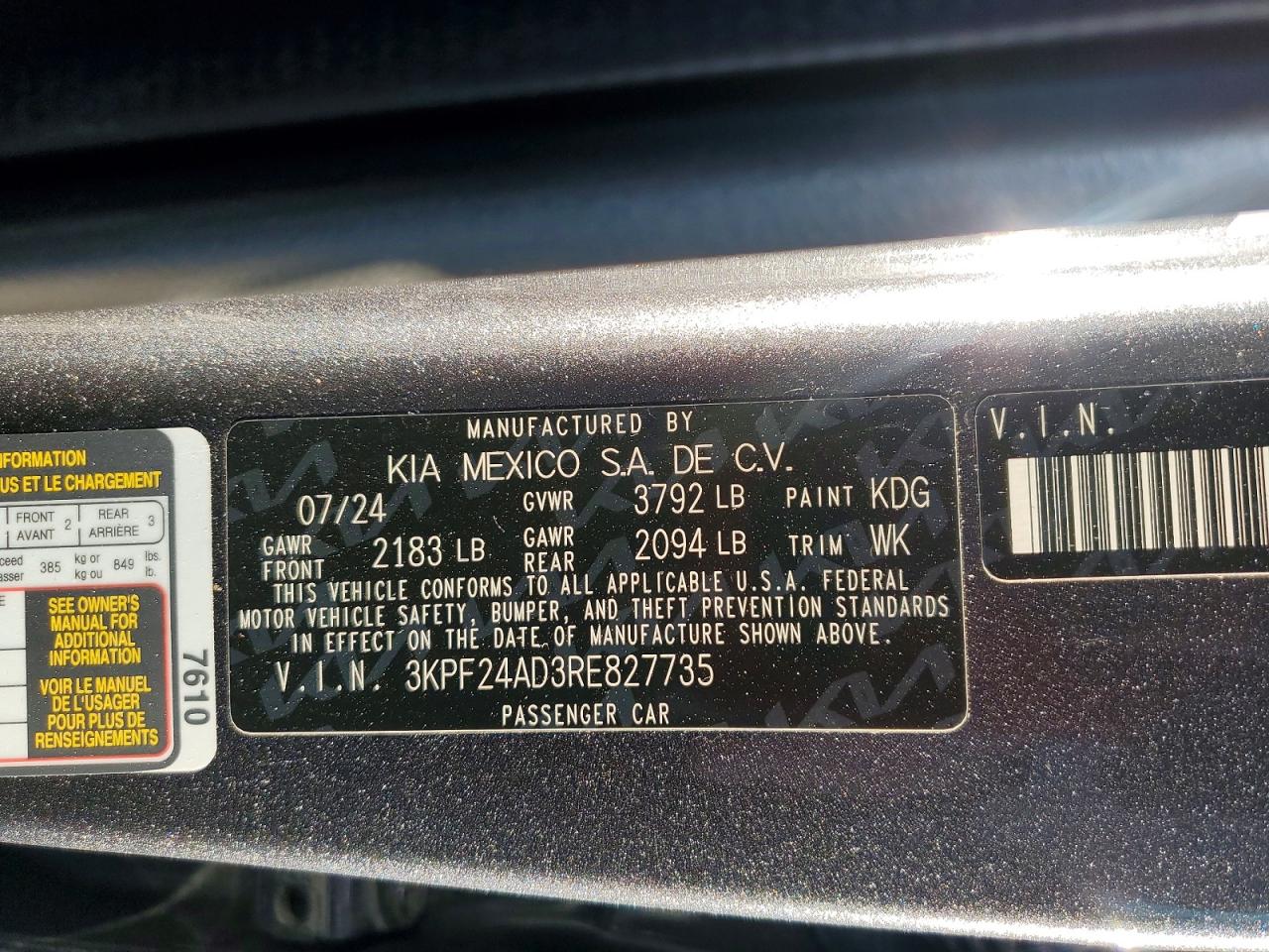 Kia Forte Lxs