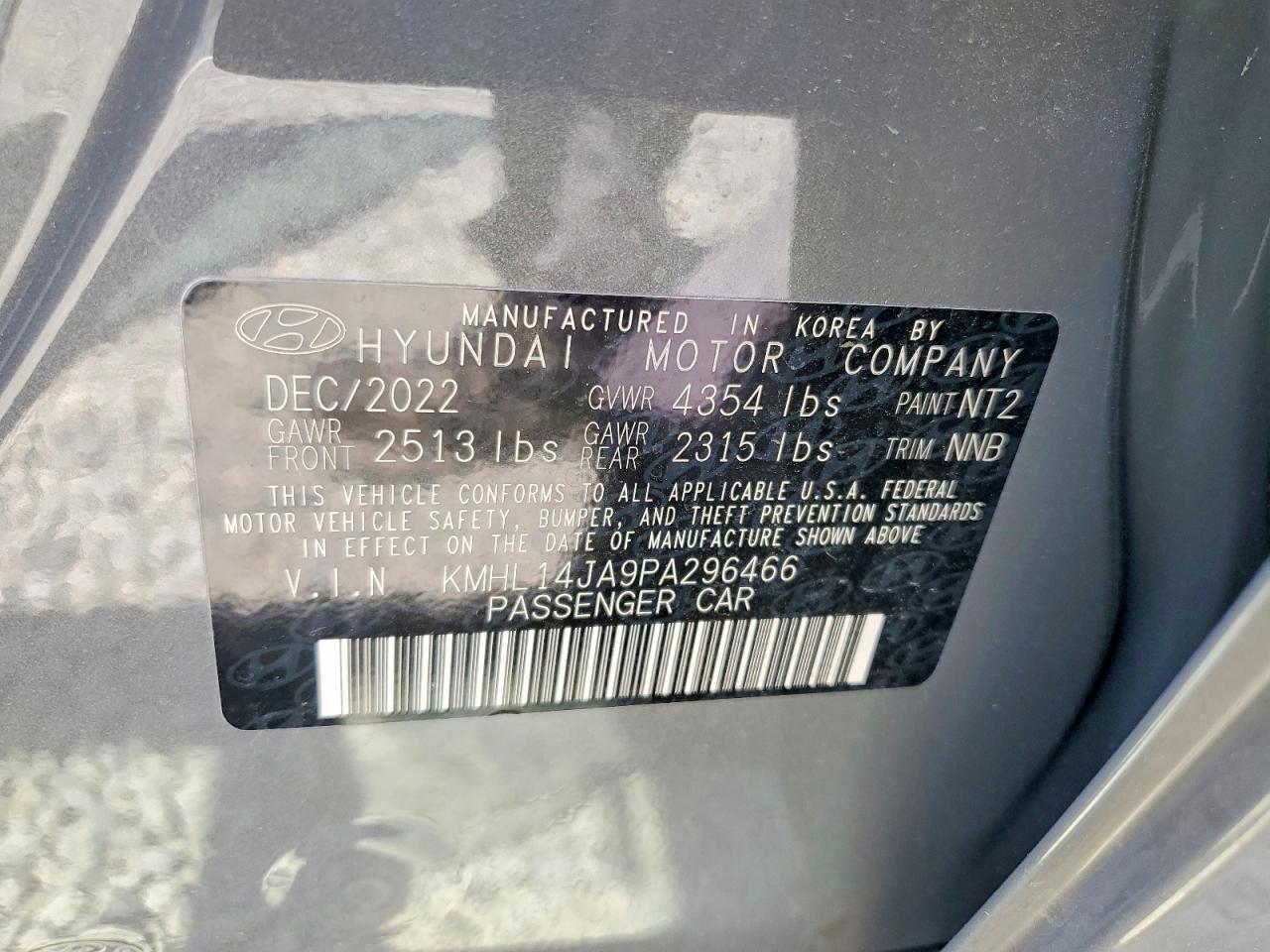 Hyundai SONATA Sel
