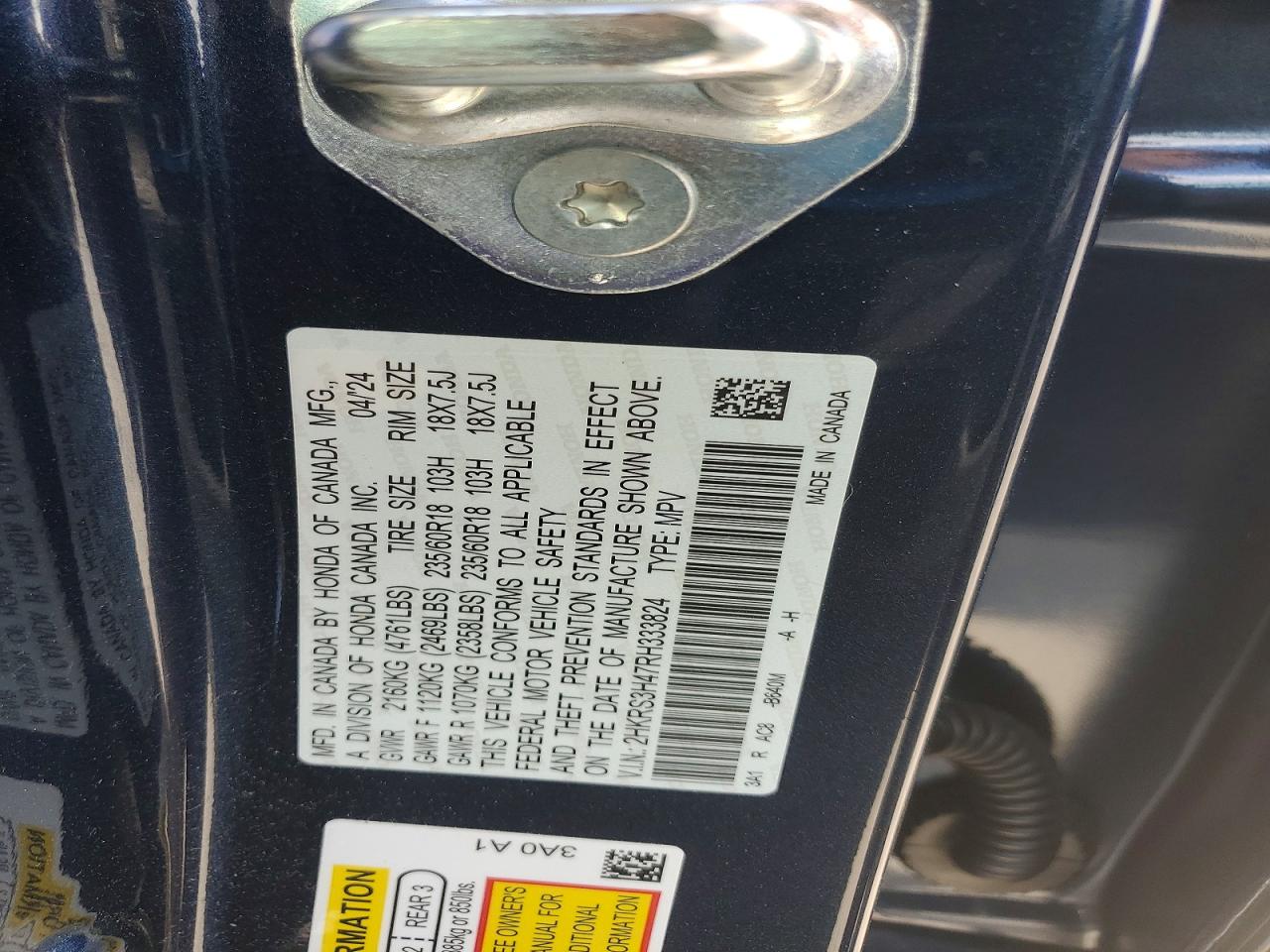 Honda Crv Ex