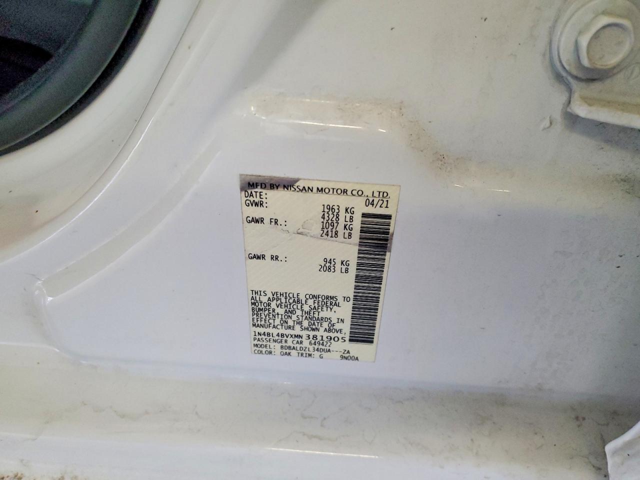 Nissan Altima 2.5 S