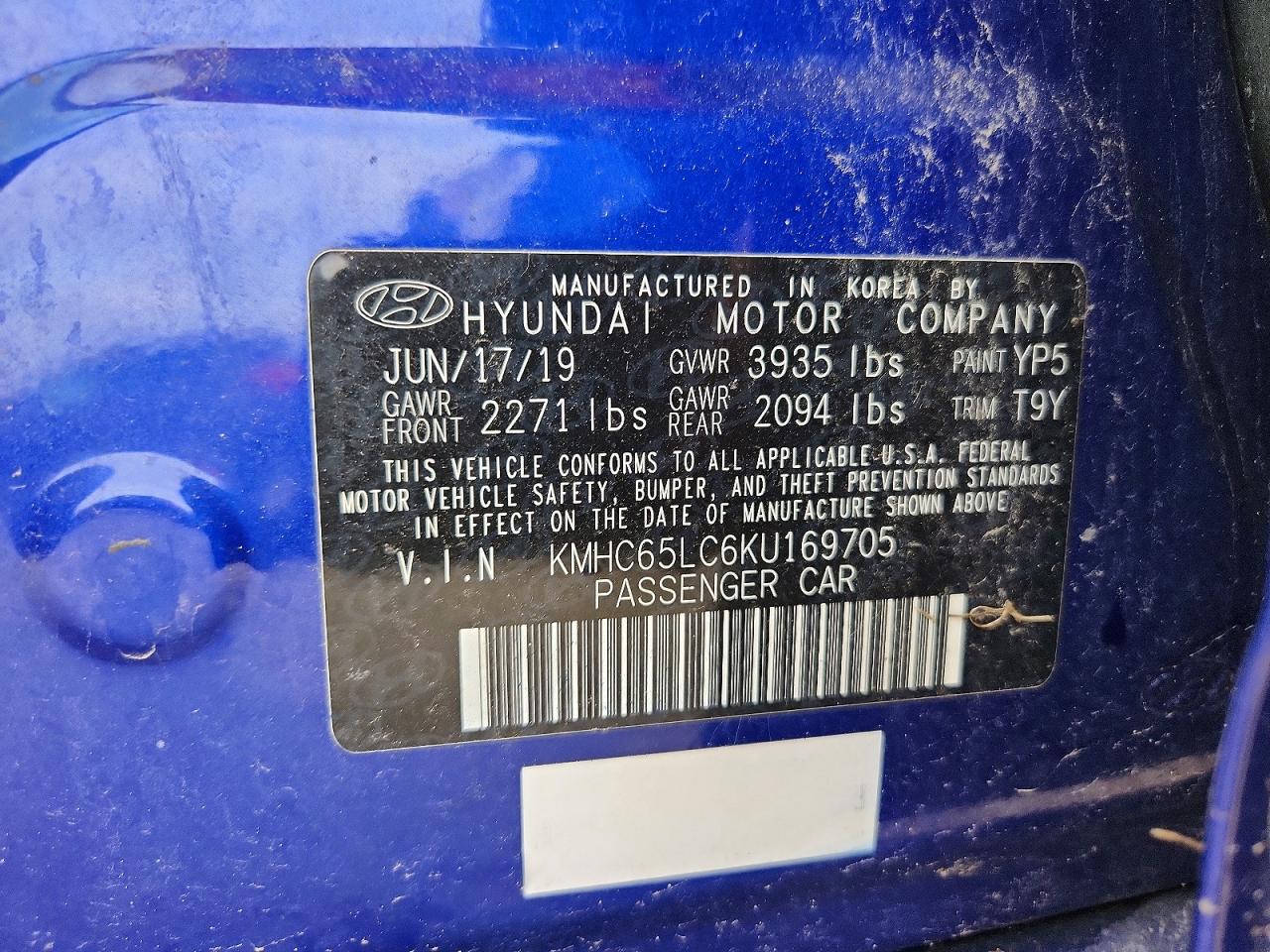 Hyundai Ioniq Blue