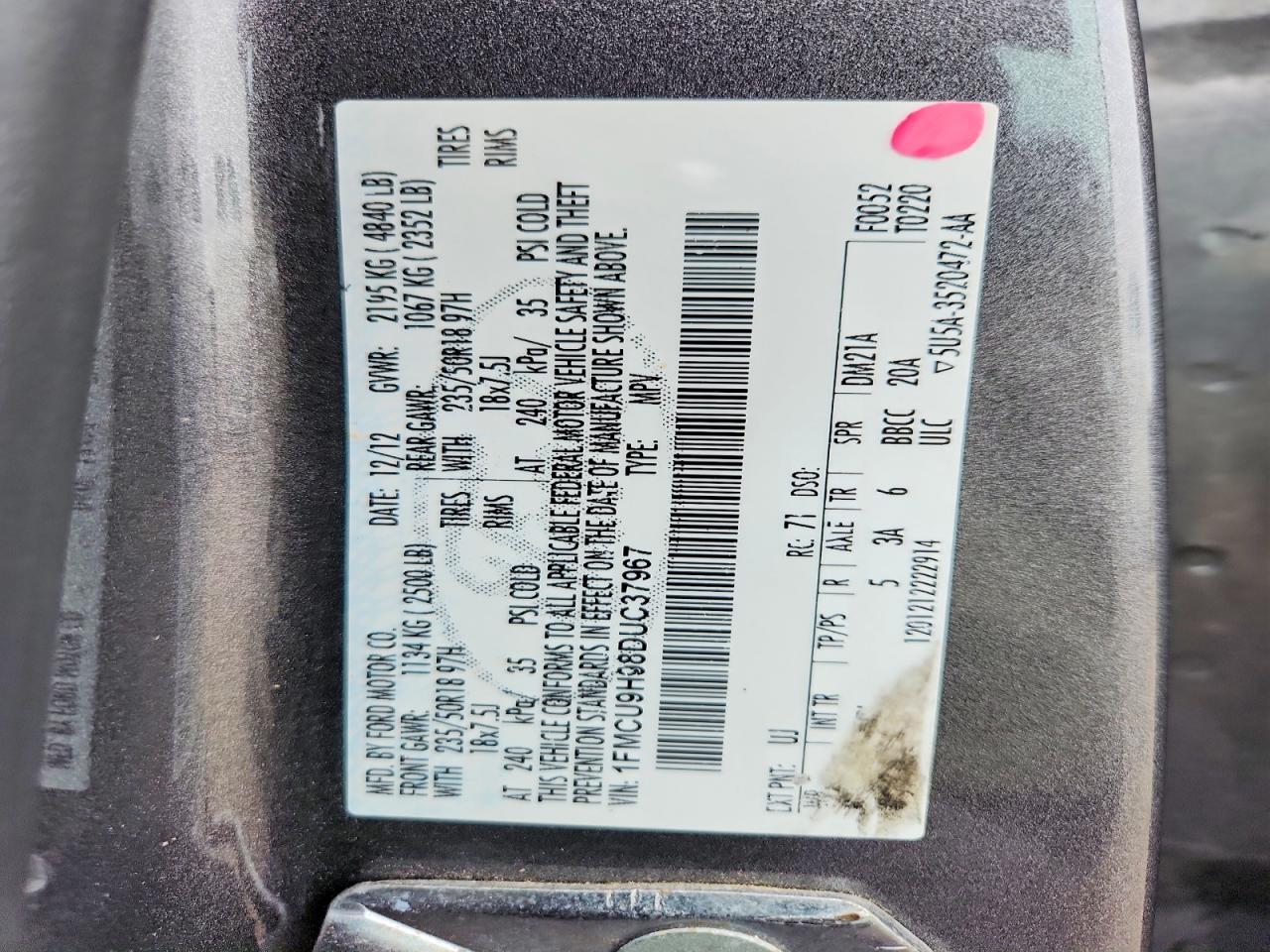 Ford Escape Sel