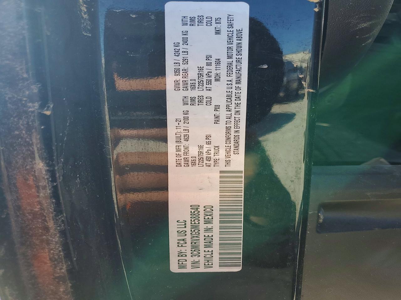 Ram Promaster 3500 High