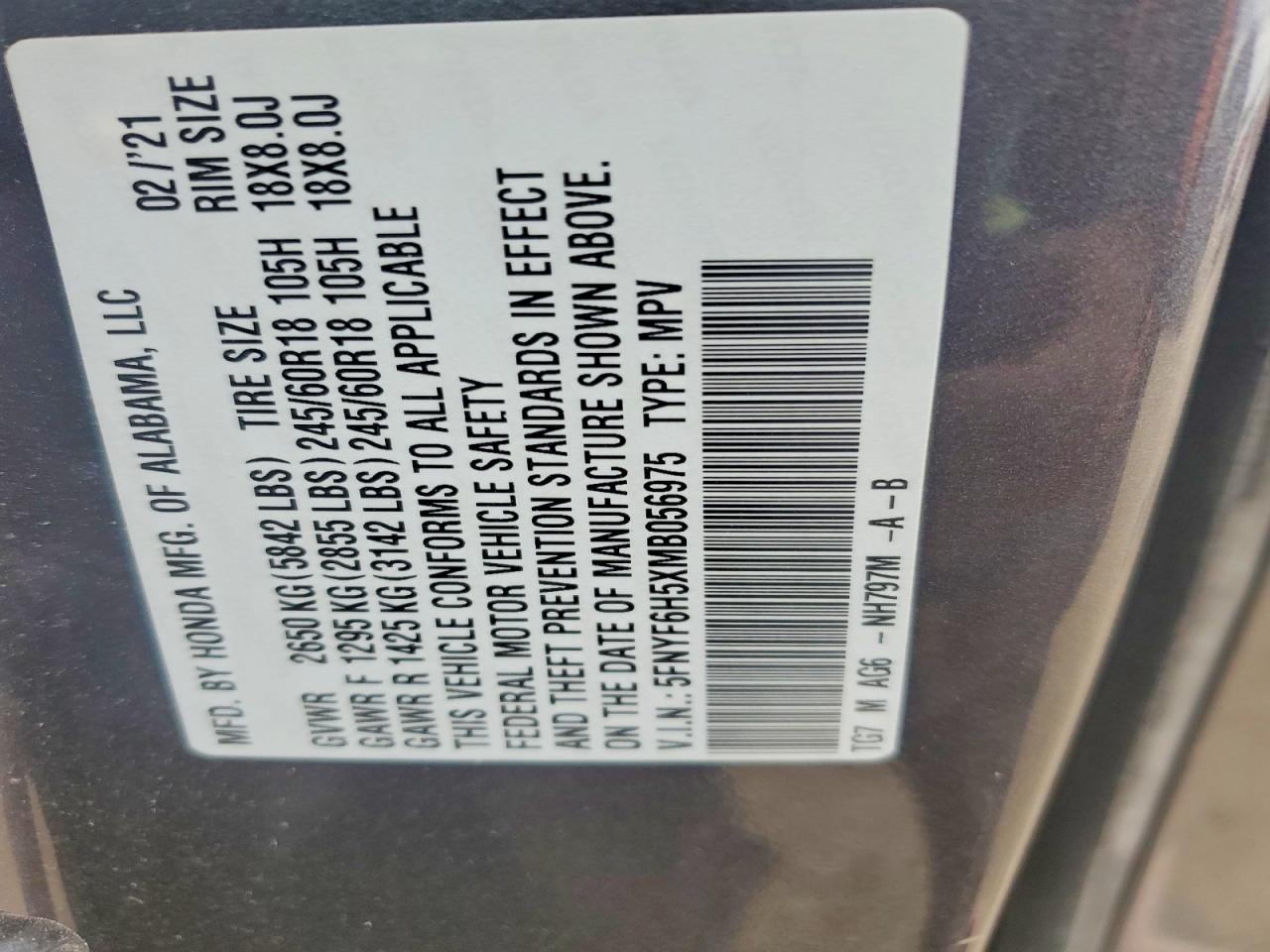 Honda Pilot Exl