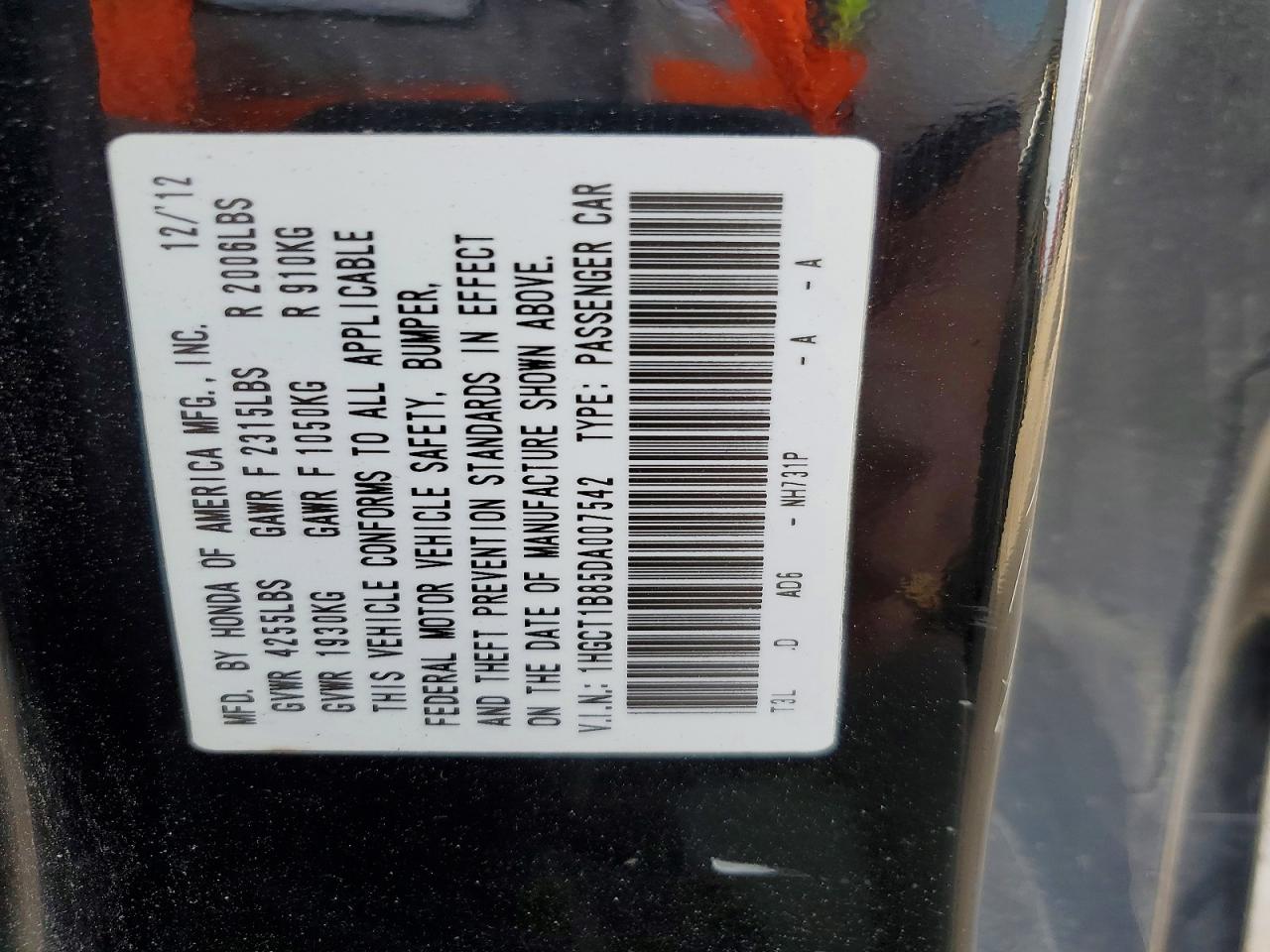 Honda Accord Exl