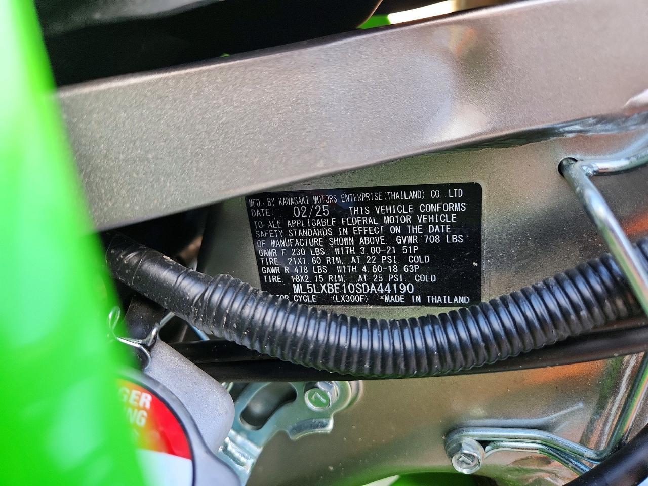 Kawasaki Klx300 F