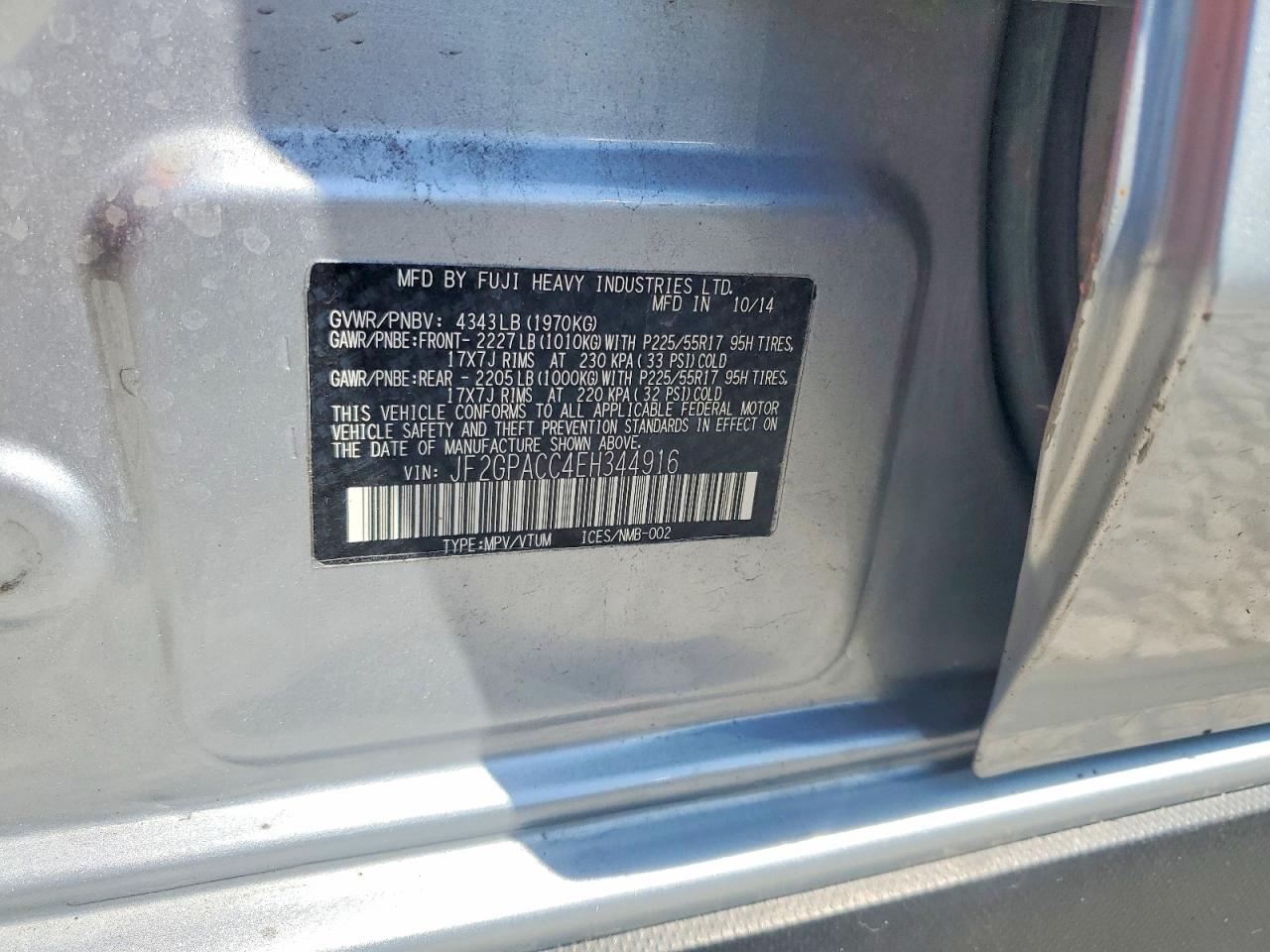 Subaru Xv 2.0 Premium