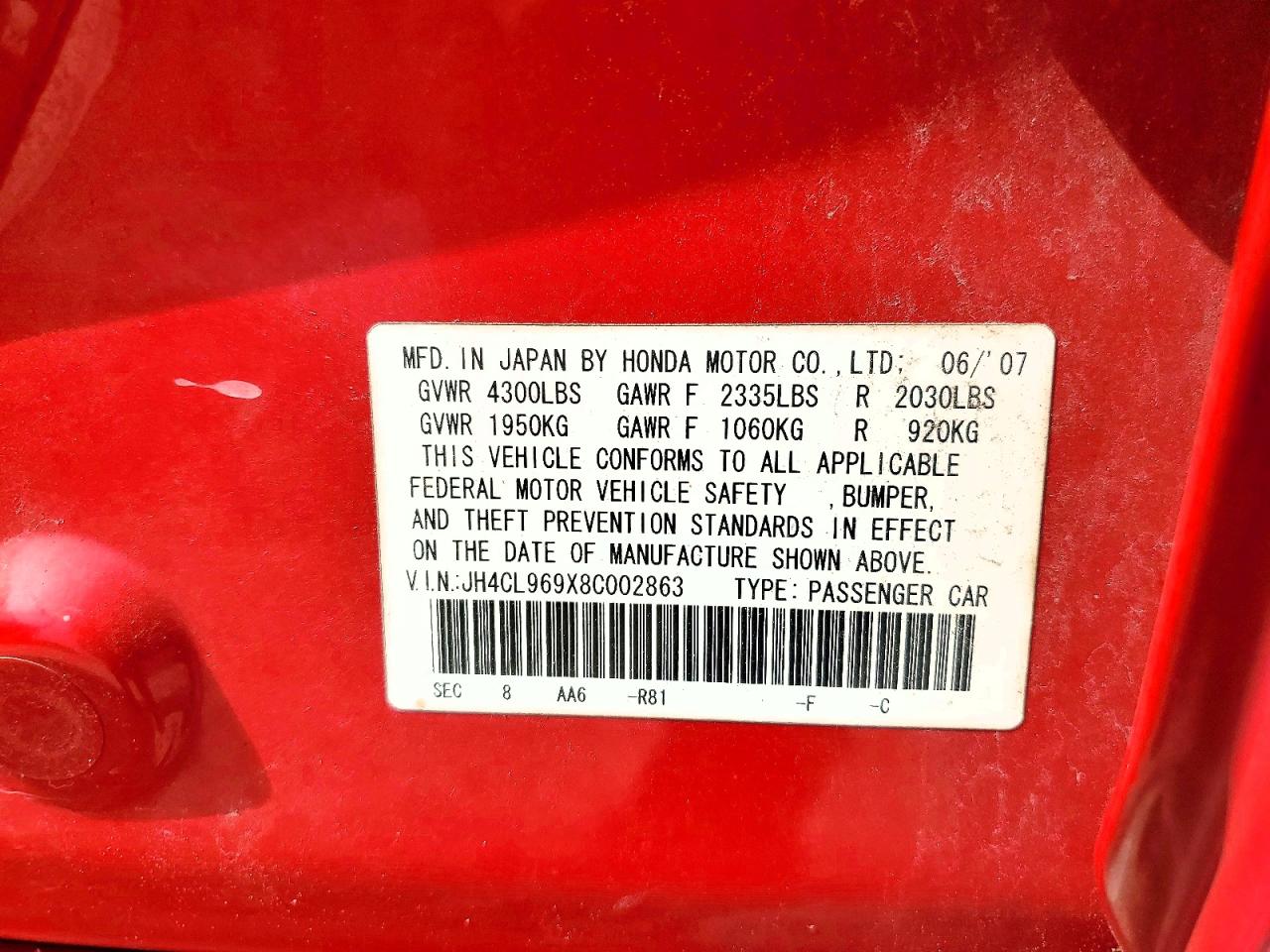 Acura TSX