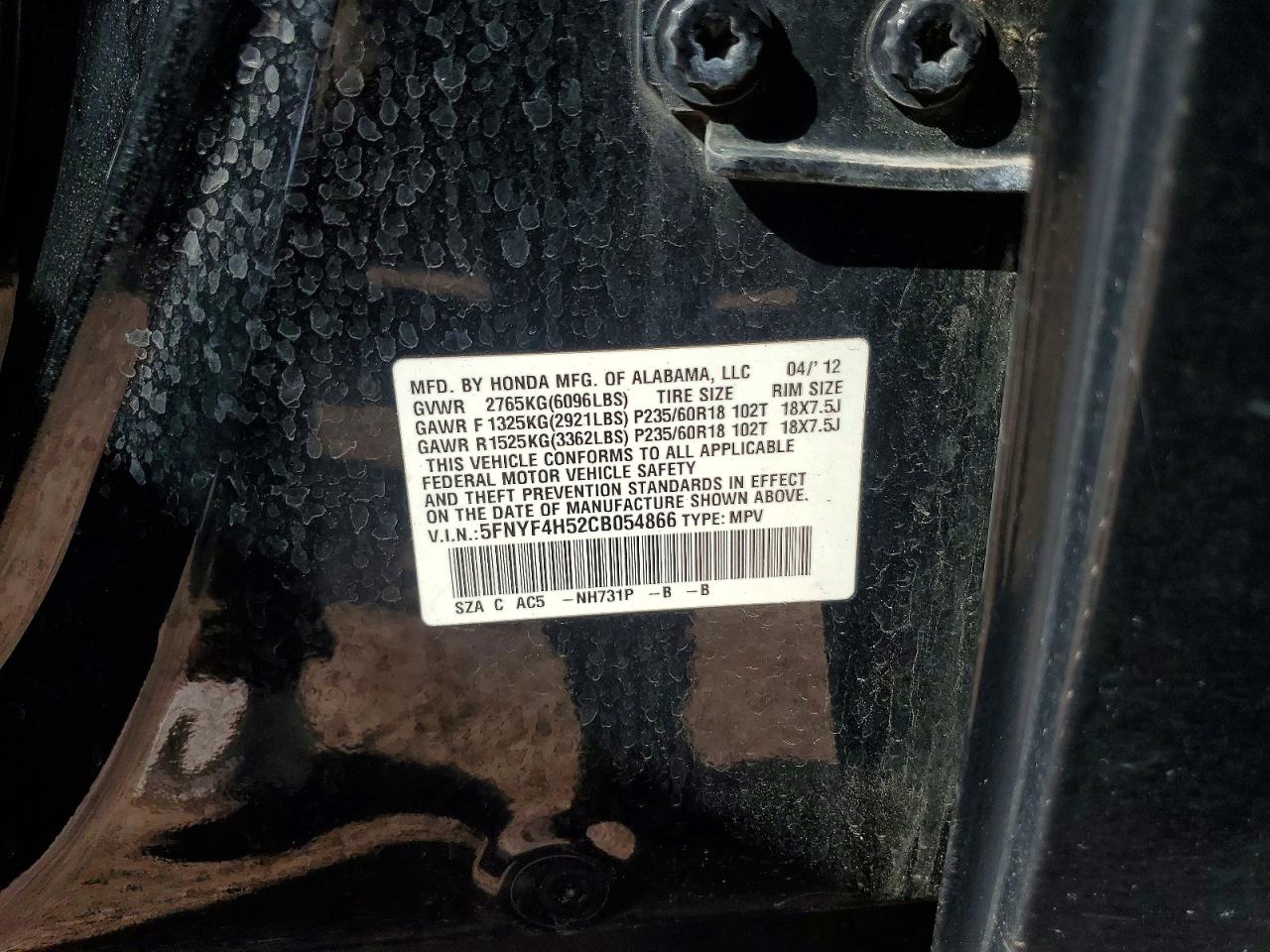 Honda Pilot Exl