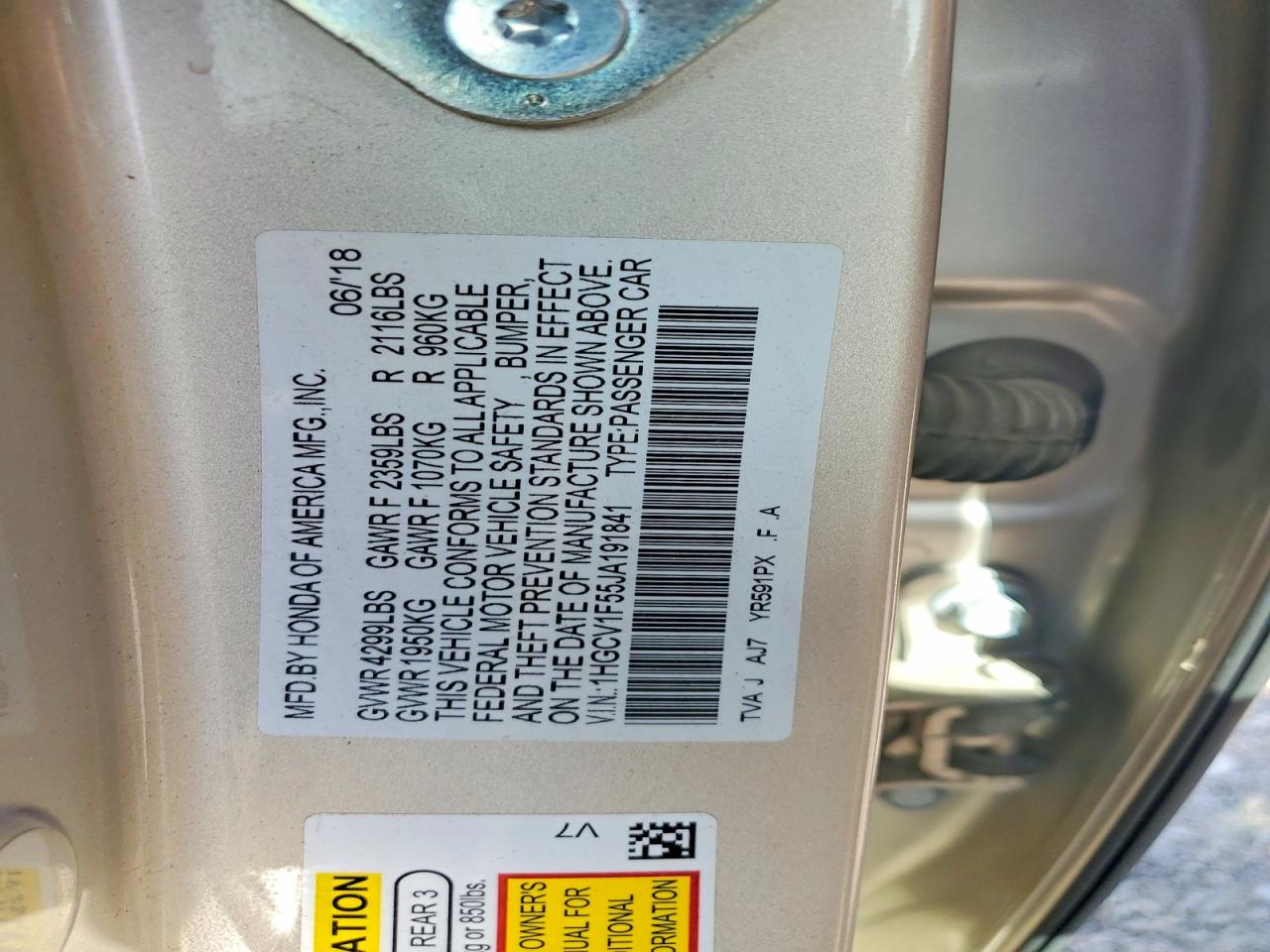 Honda Accord Exl