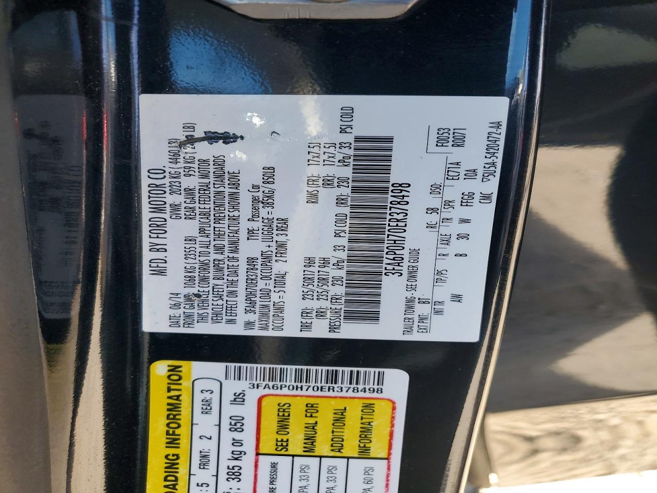 Ford Fusion Se