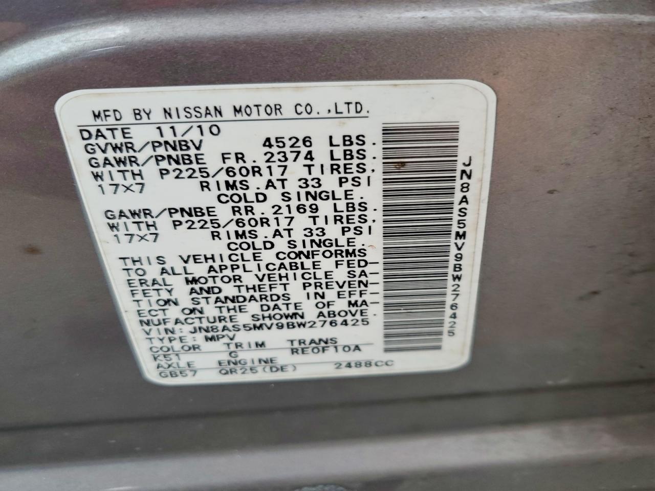 Nissan Rogue S