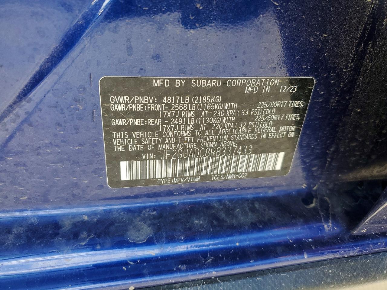 Subaru Crosstrek Premium