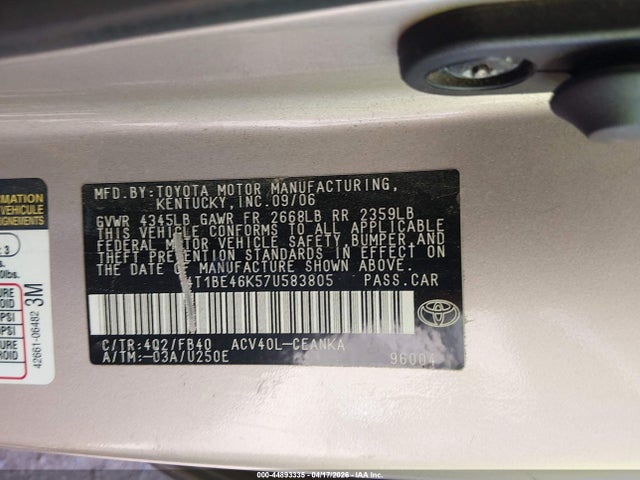 Toyota Camry Ce