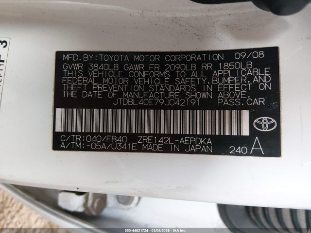Toyota Corolla Le