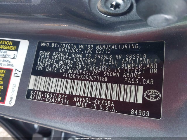 Toyota Camry Xle