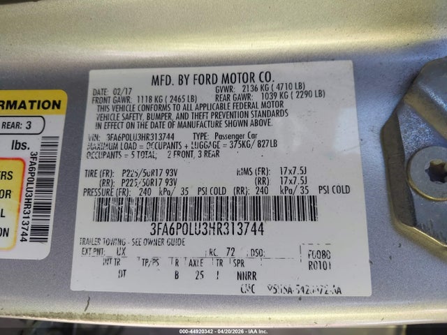Ford Fusion Se