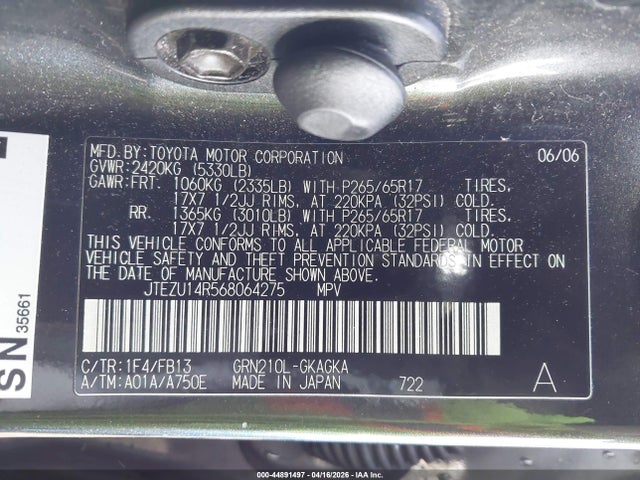 Toyota 4Runner Sr5 Sport V6