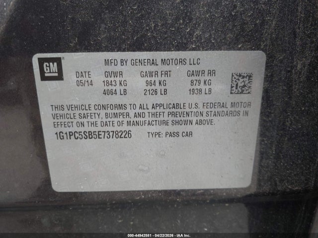 Chevrolet Cruze 1lt Auto