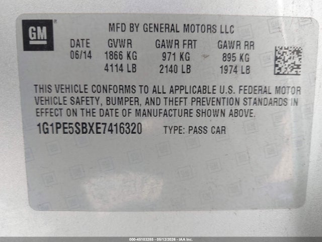 Chevrolet Cruze 2lt Auto