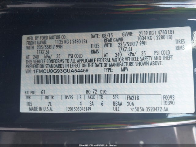 Ford Escape Se