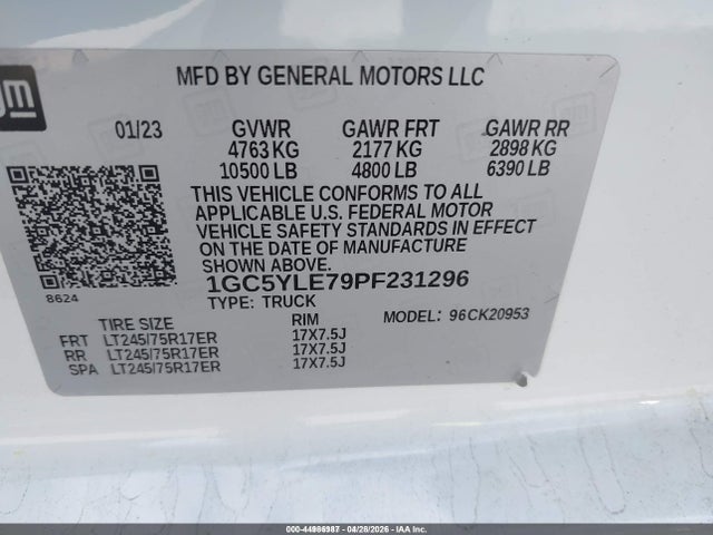 Chevrolet Silverado 2500 4wd  Long Bed Wt