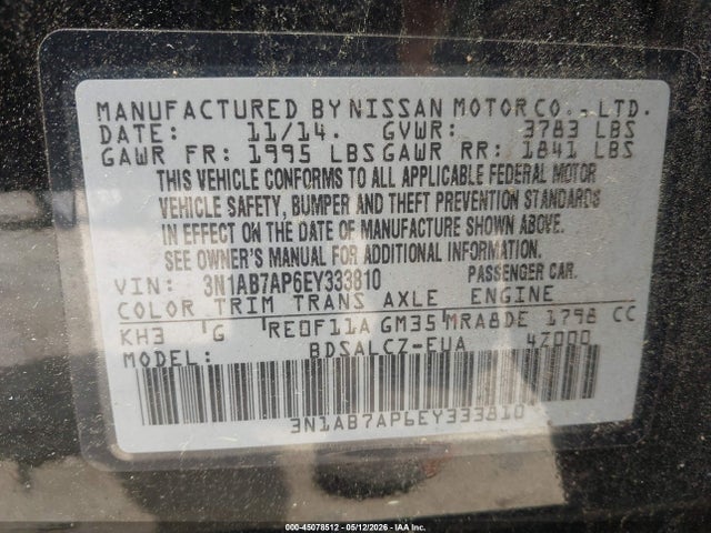 Nissan Sentra S