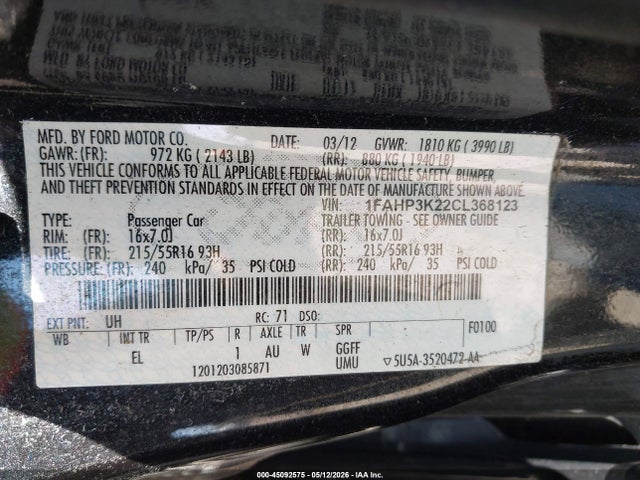 Ford Focus Se