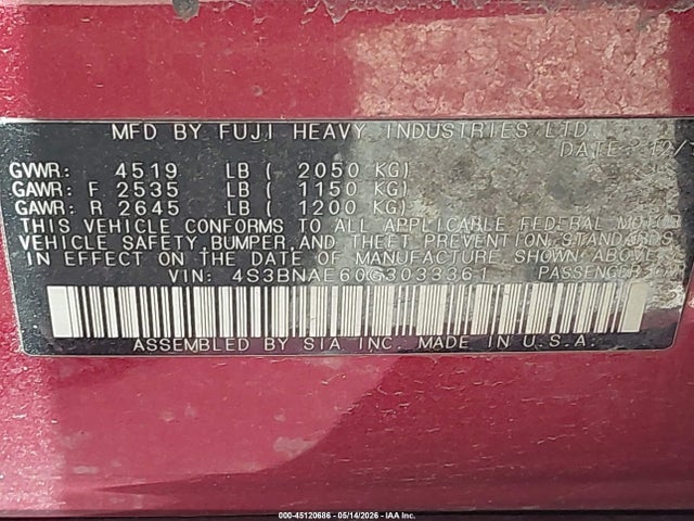 Subaru Legacy 2.5i Premium