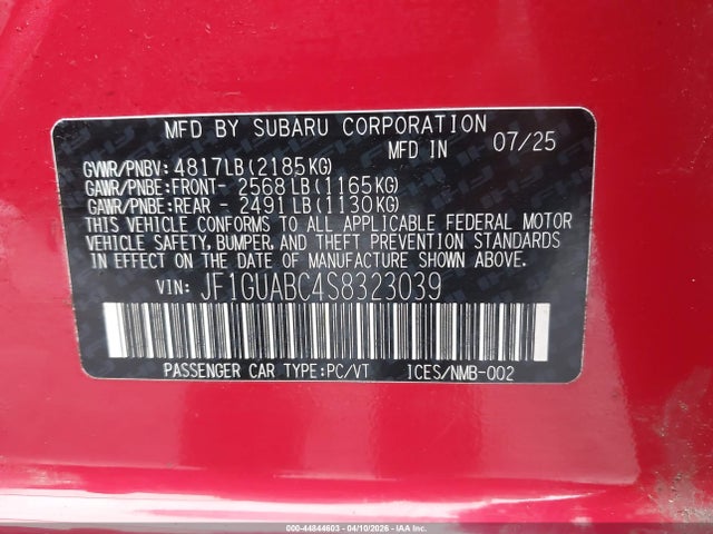 Subaru Impreza Base 5-door