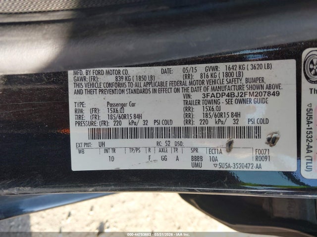 Ford Fiesta Se