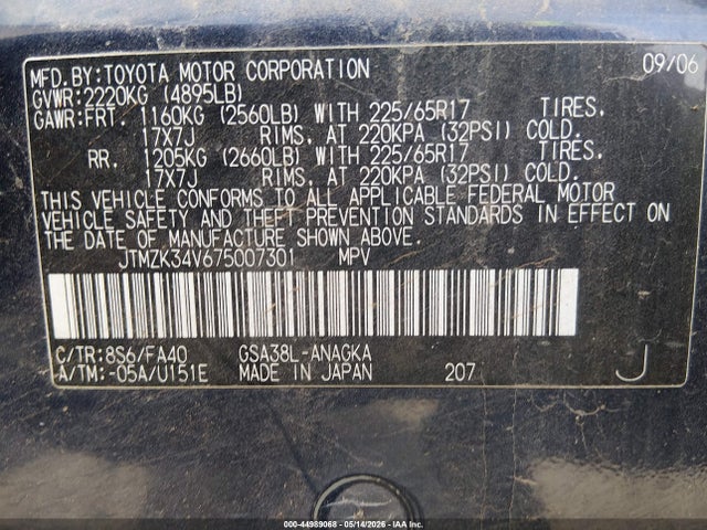 Toyota RAV4 Limited V6