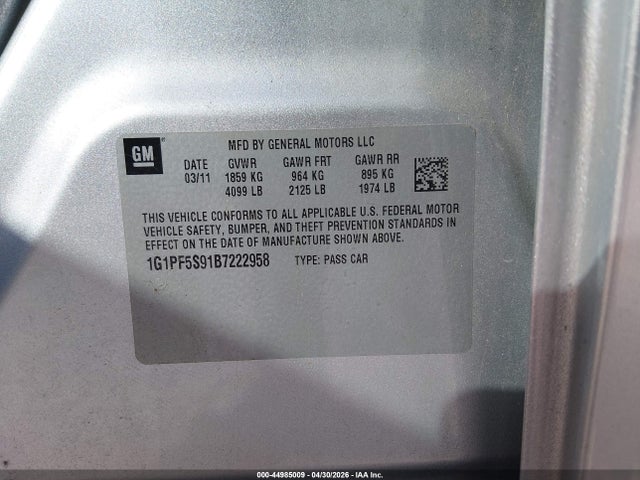 Chevrolet Cruze 1lt