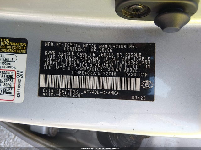 Toyota Camry Le