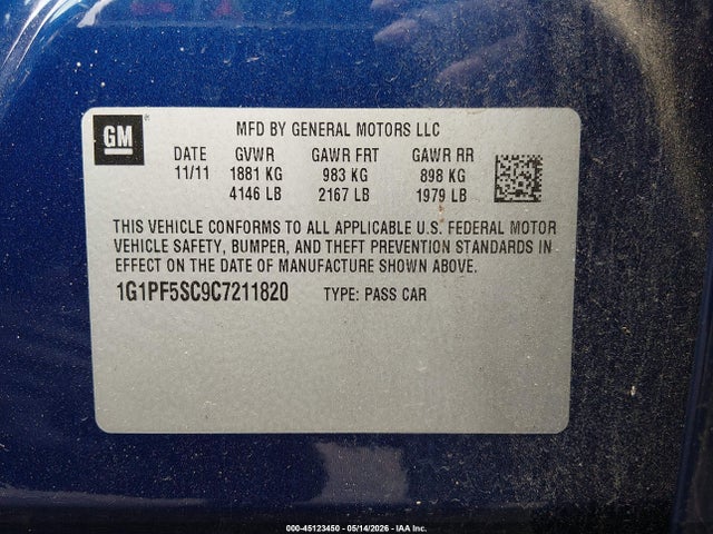 Chevrolet Cruze 1lt