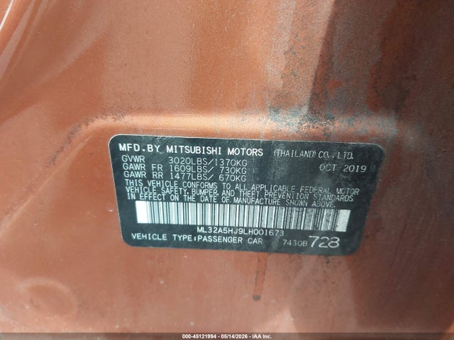 Mitsubishi Mirage Le