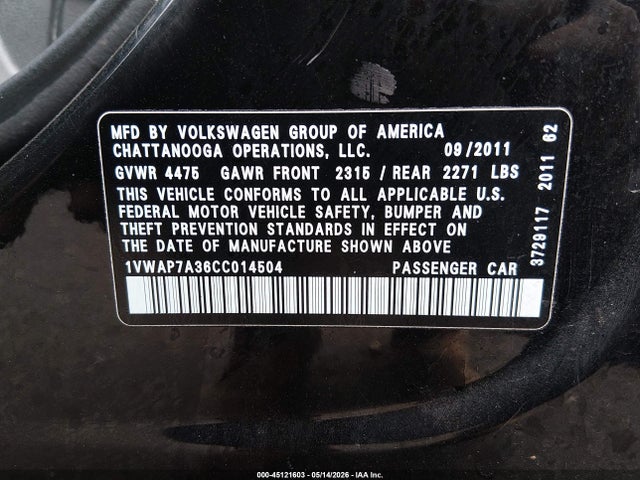 Volkswagen Passat 2.5l S