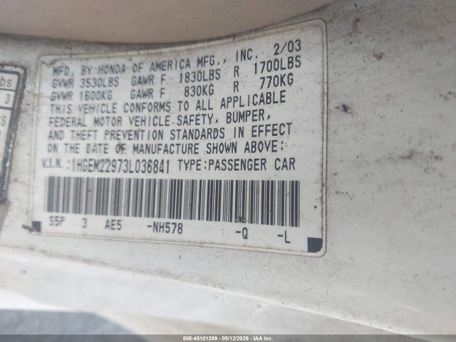 Honda Civic Ex