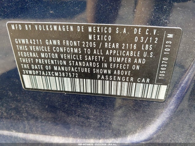 Volkswagen Jetta 2.5l Se