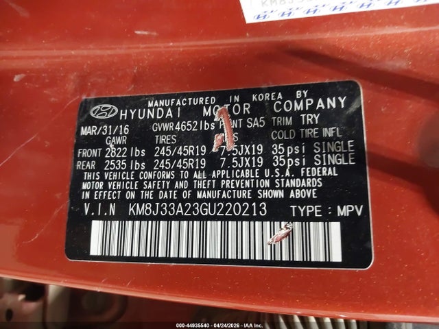 Hyundai TUCSON Limited