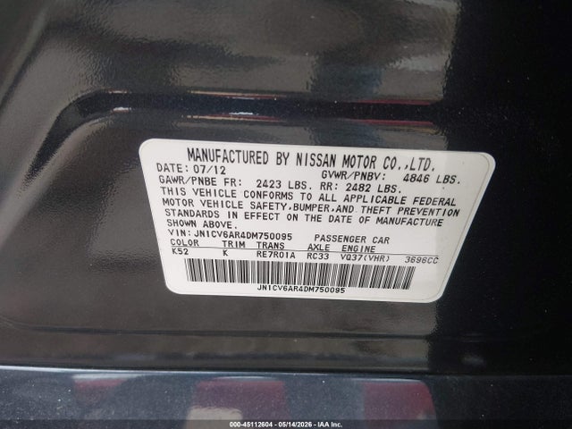 INFINITI G37x