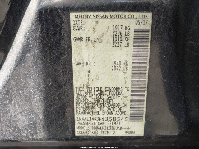Nissan Altima 2.5 Sr